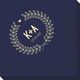Laurel Wreath with Heart and Initials Napkins Image 2 of 3